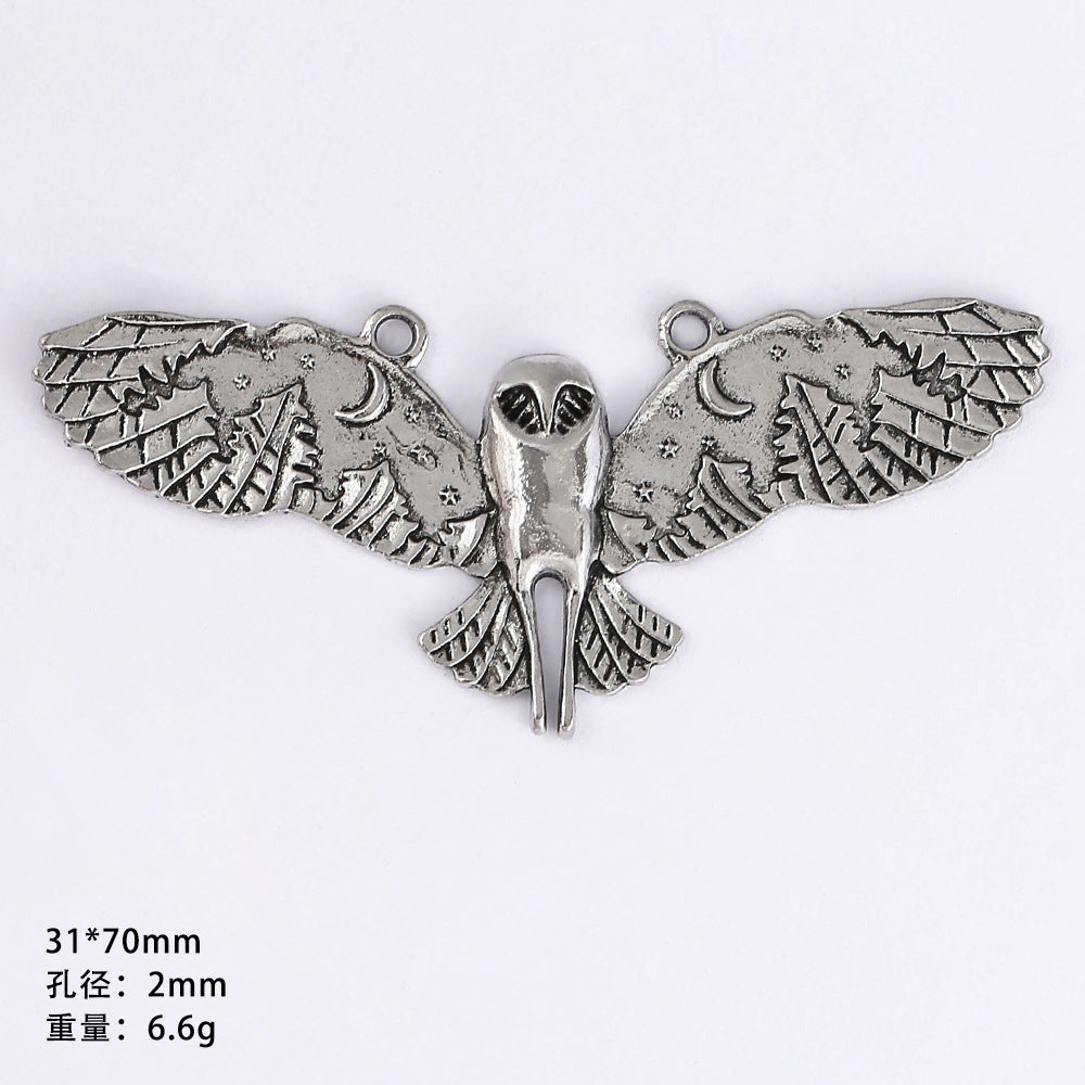 Wholesale 20pcs Gothic style dark punk love DIY necklace pendant